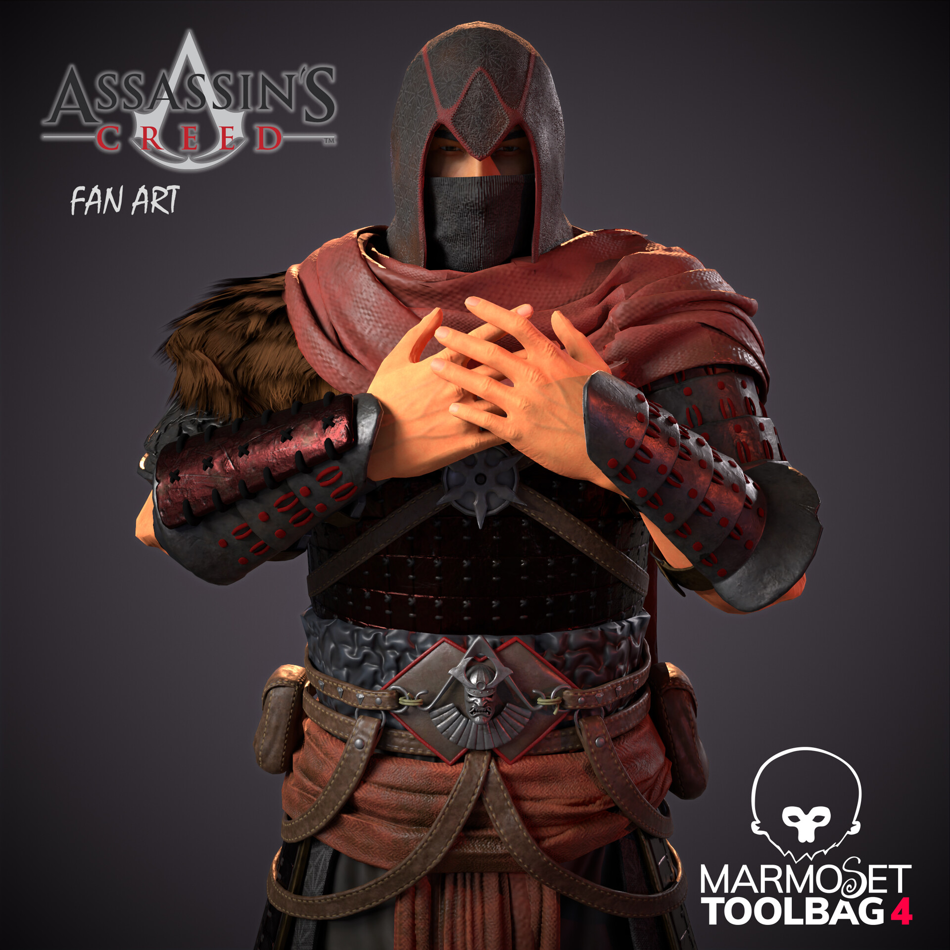 Artstation Kakusareta Japanese Ac Inspired Character