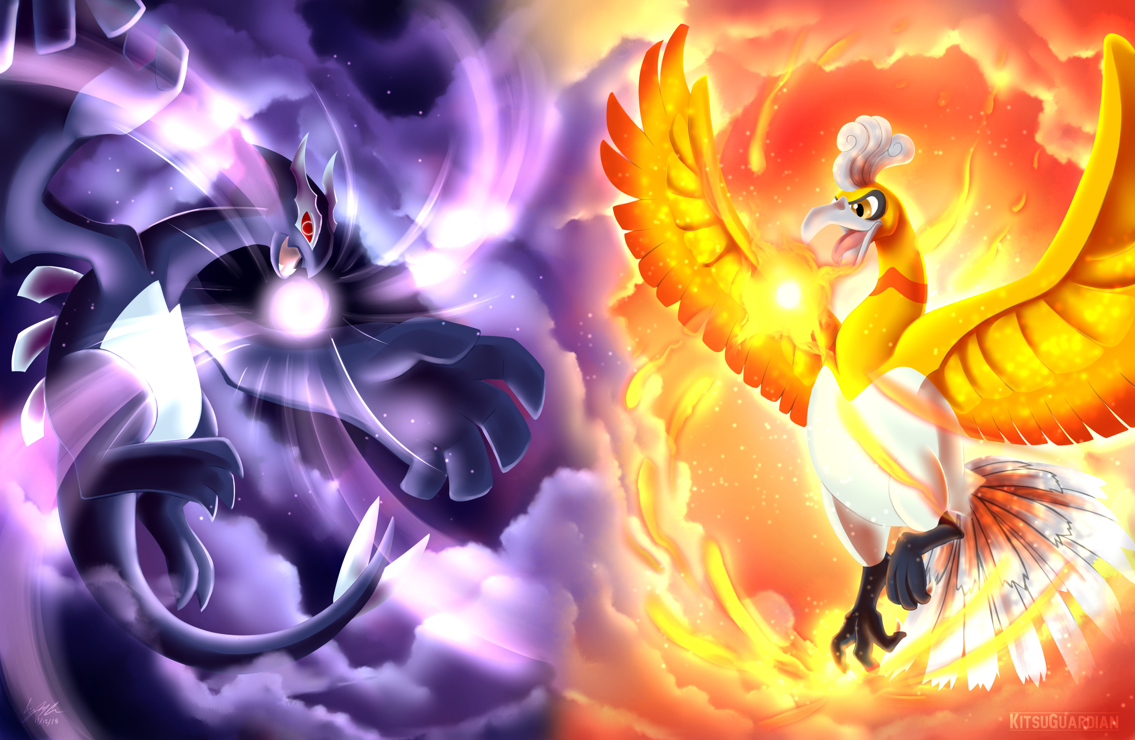 Lugia vs Ho-oh  Pokémon Amino