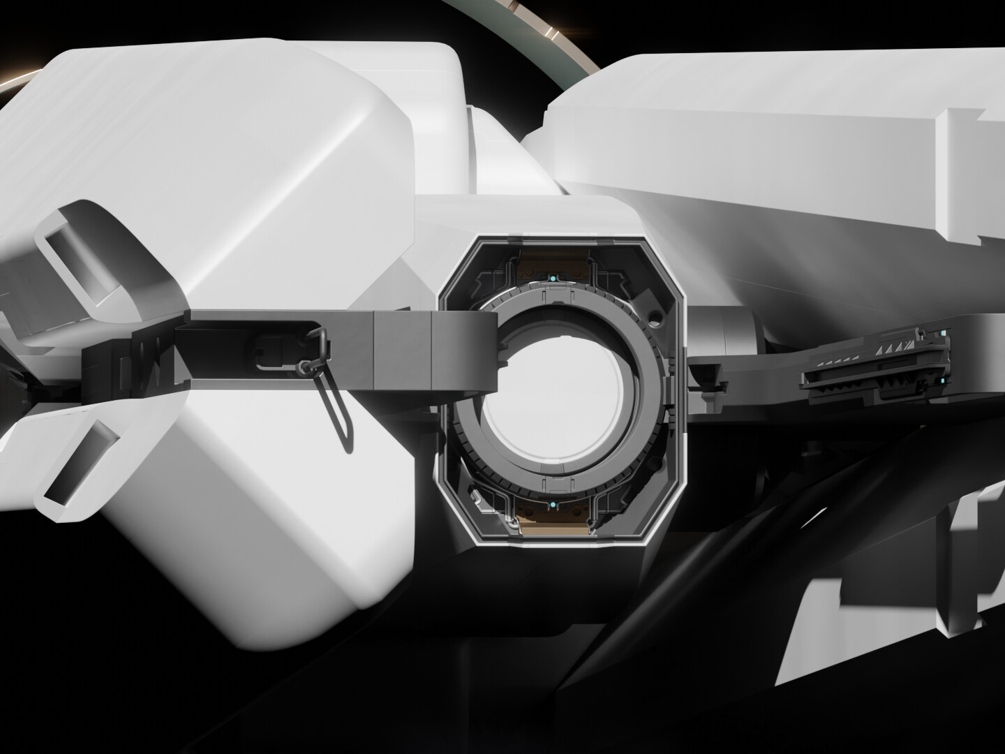 Work in progress spaceship concept