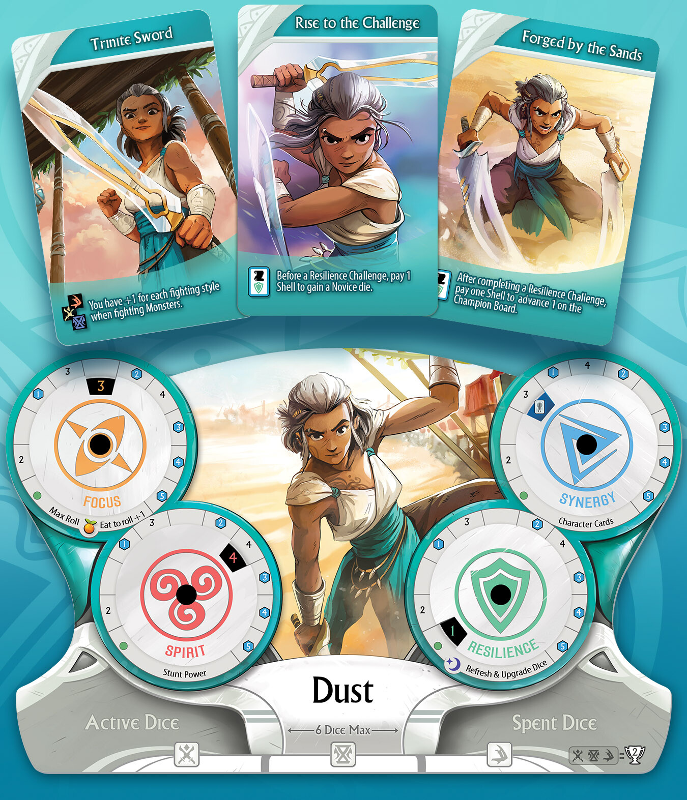 Dust player board