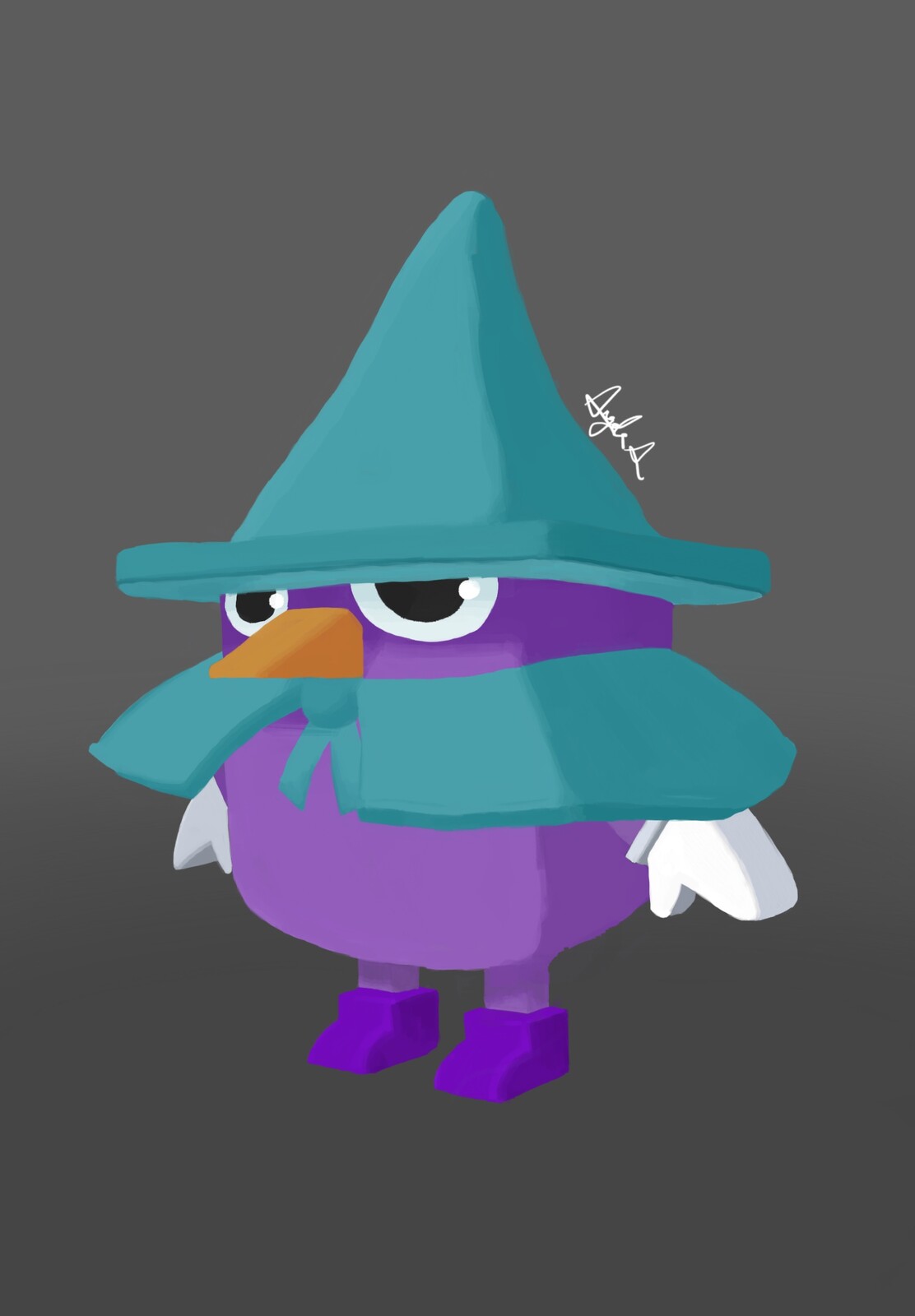 Bird thief character concept