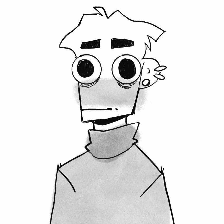 Animated self-portrait gif