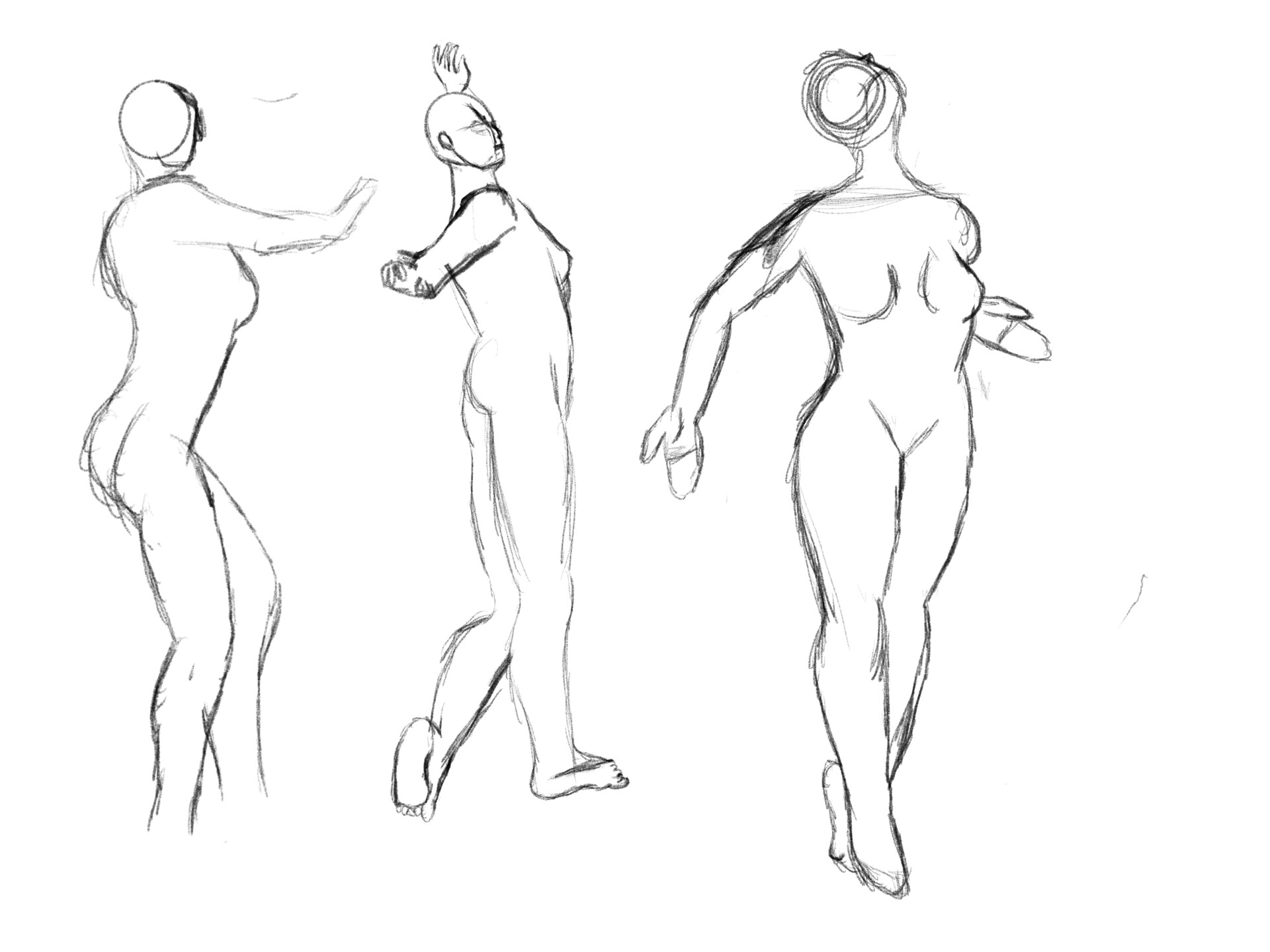 Sketches 28 - Woman standing practice | Figure drawing, Human figure drawing,  Sketches
