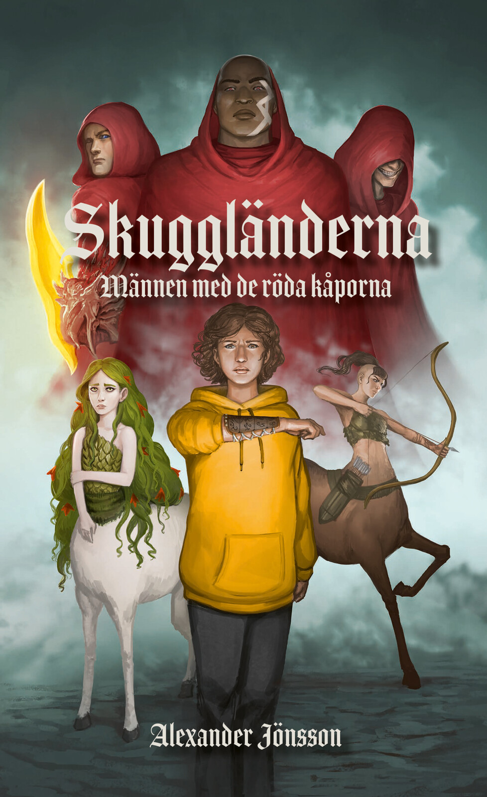The final book cover with the covertext