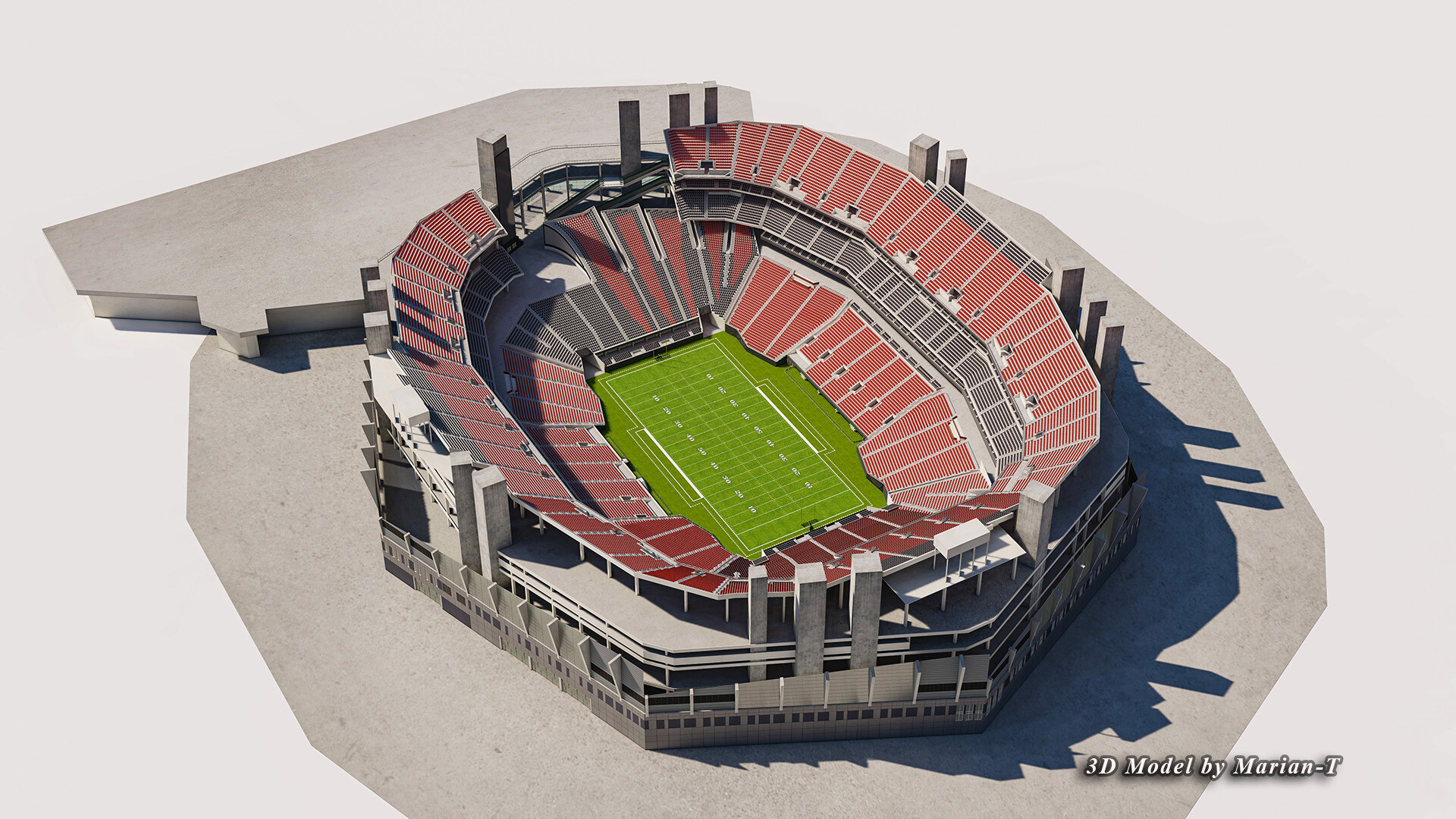 Mercedes-Benz Stadium 3D Stadium Replica - the Stadium Shoppe