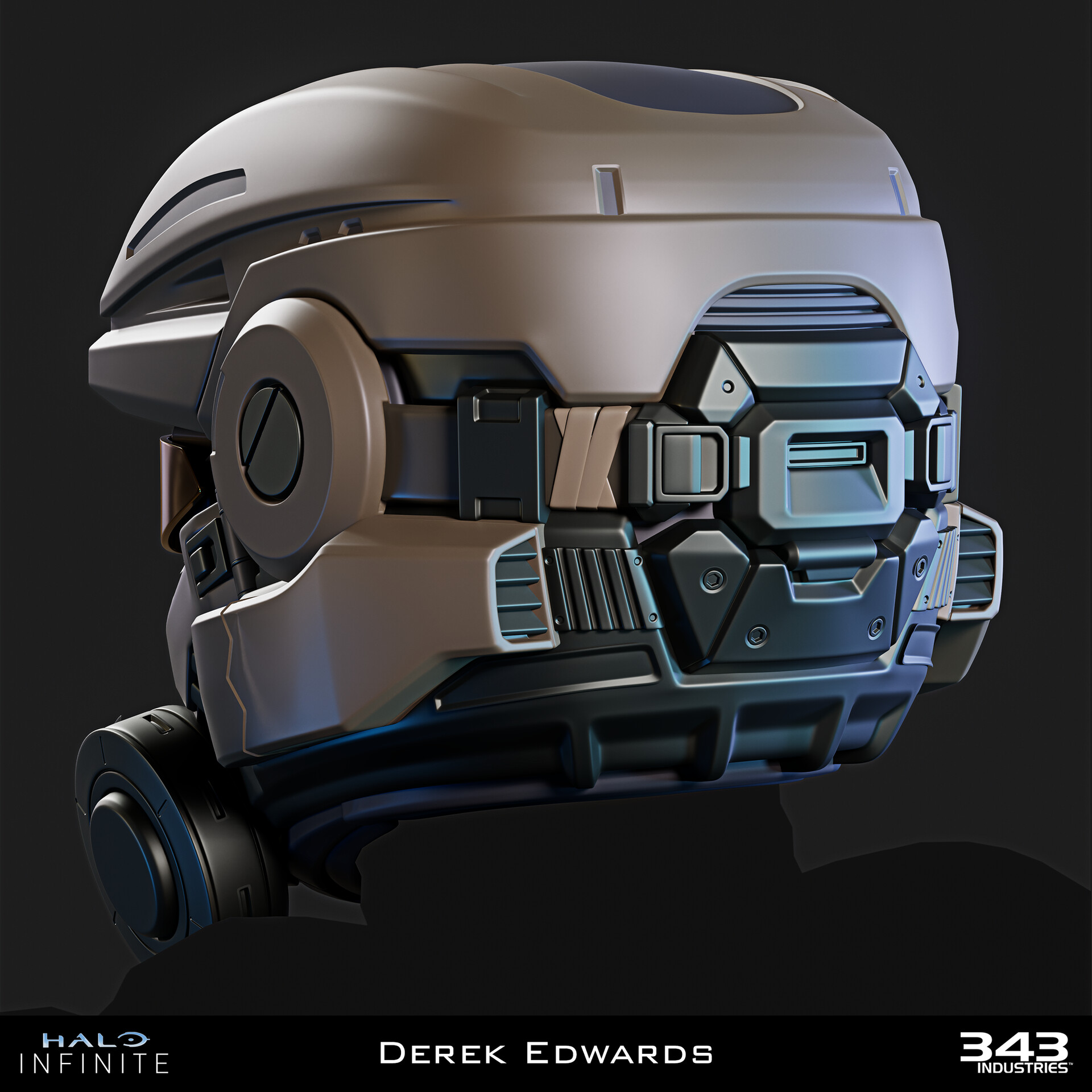 Derek Edwards Senior Artist - AKIS II - GRD Helmet - Season 2 Lone Wolves