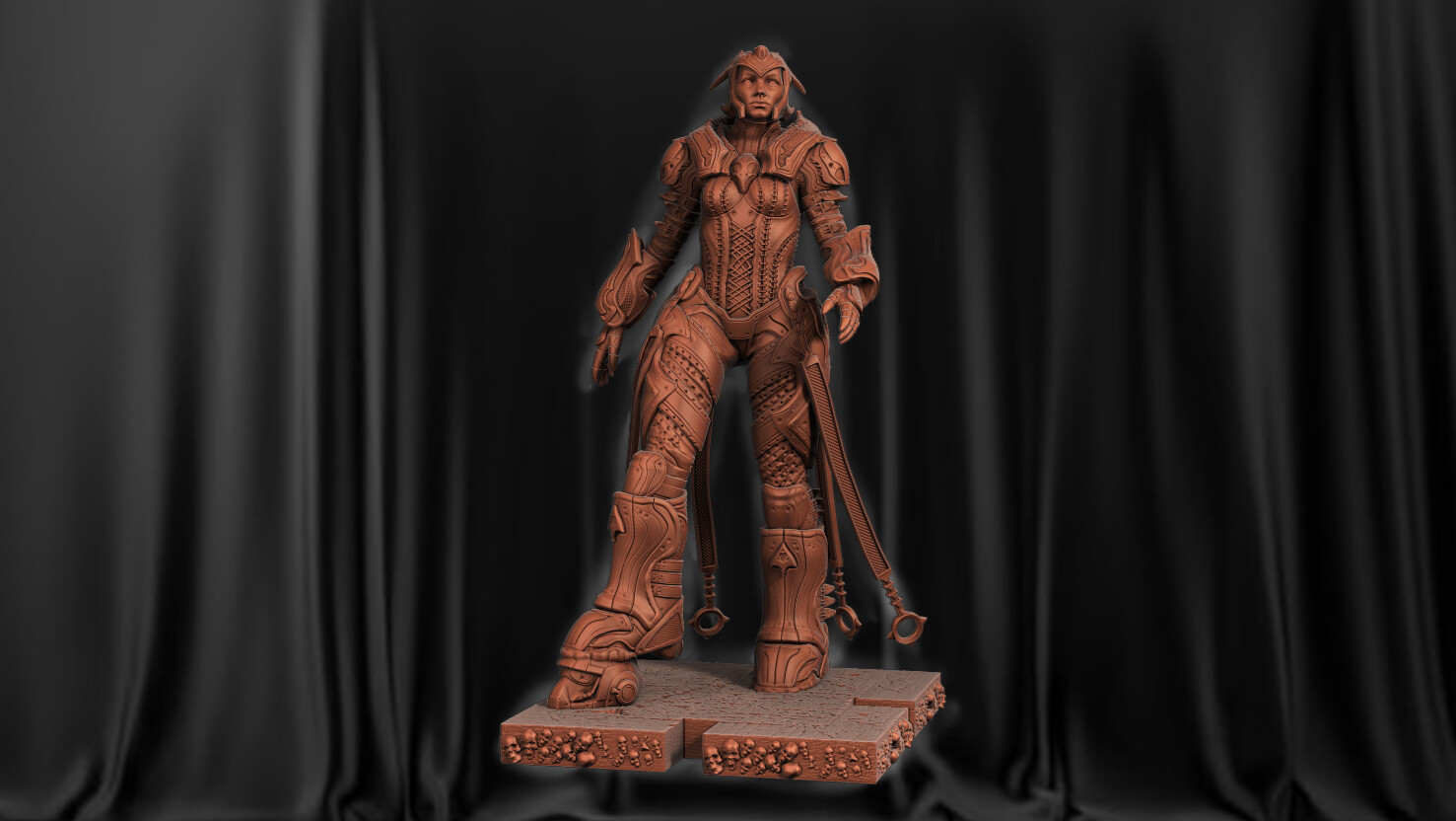 ArtStation Queen Myrrah, from Gears of War Series.