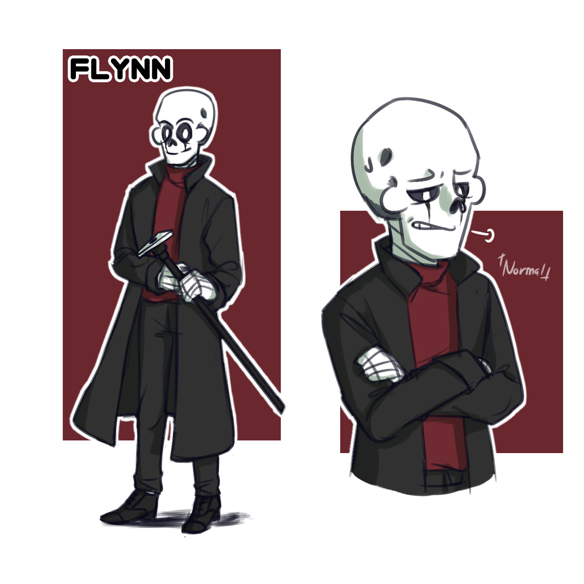 ArtStation - Underfell Sans fan-art