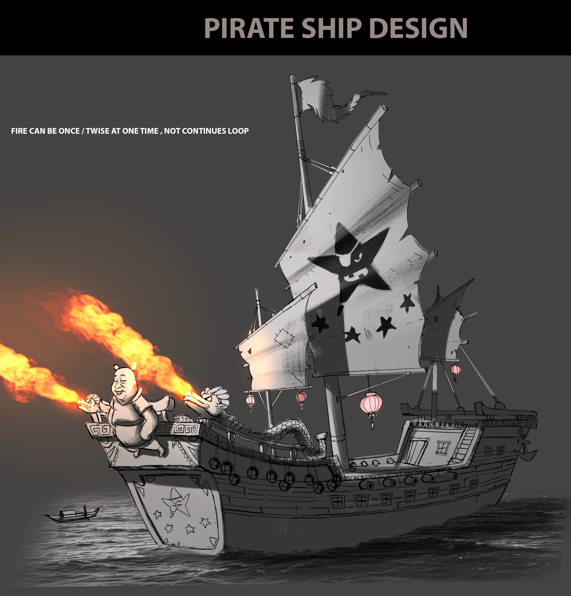 ArtStation - Pirate ship design