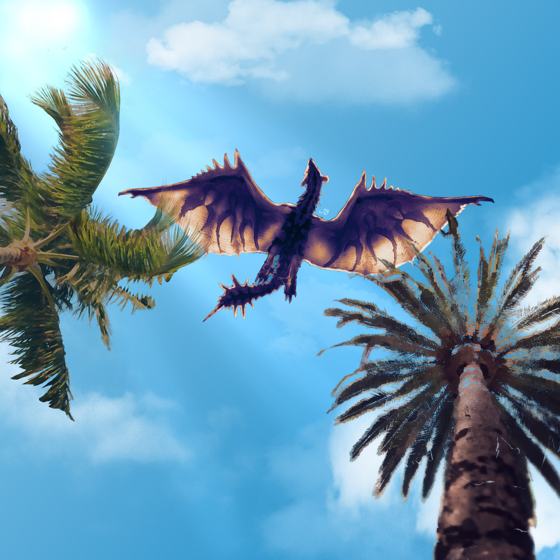 ArtStation - Rathalos: King of the sky