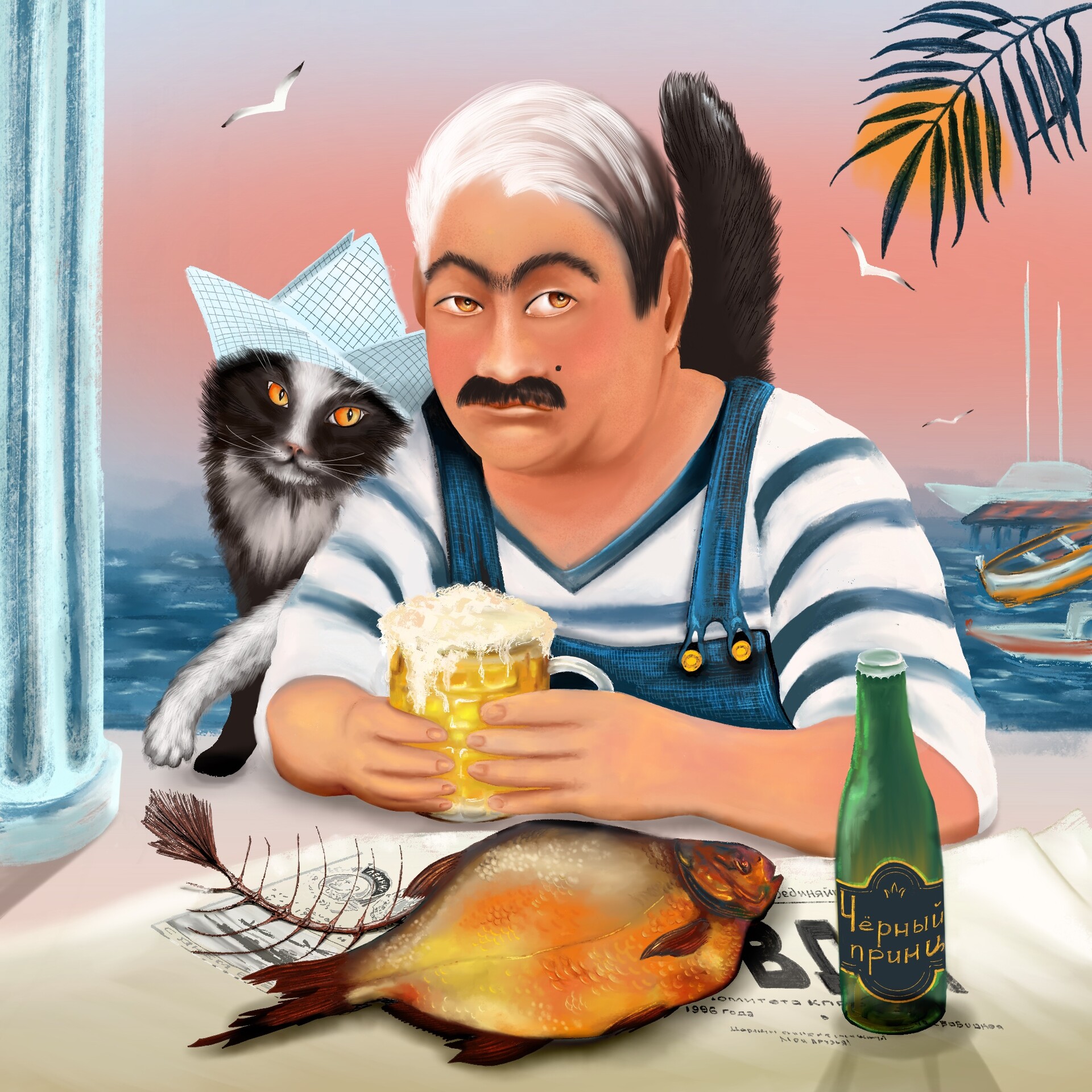 ArtStation Breakfast of aristocrats or "Greetings from Odessa!".