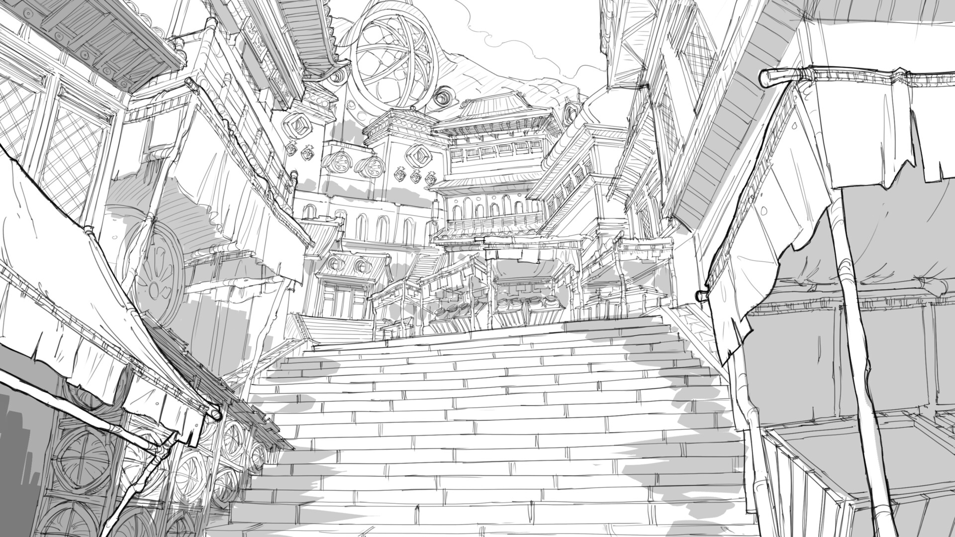 ArtStation - Line art : Gigi Journey to Fenarinarsa