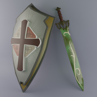 Aram marquez shield sword