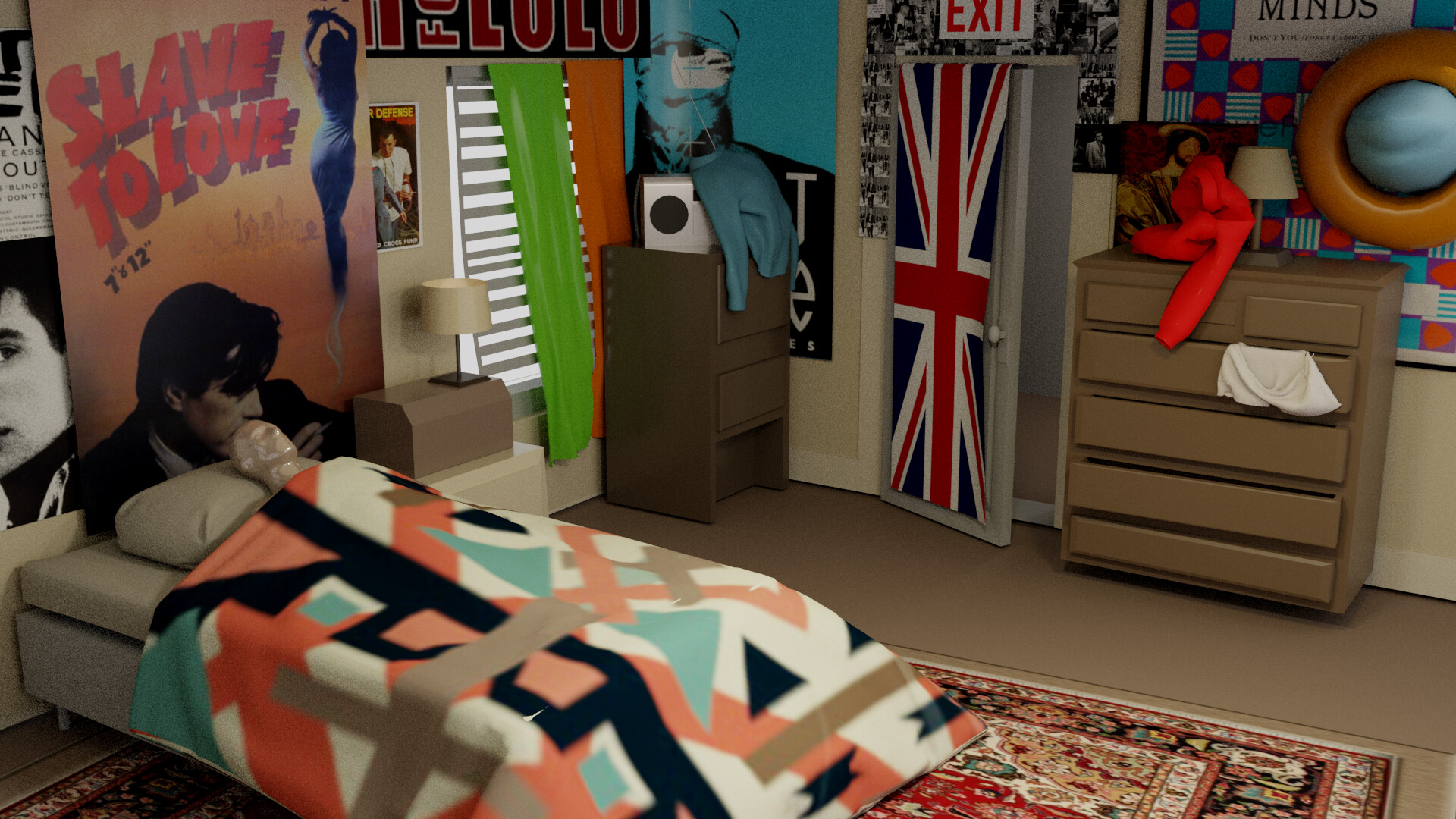 ArtStation - Ferris Bueller's Room