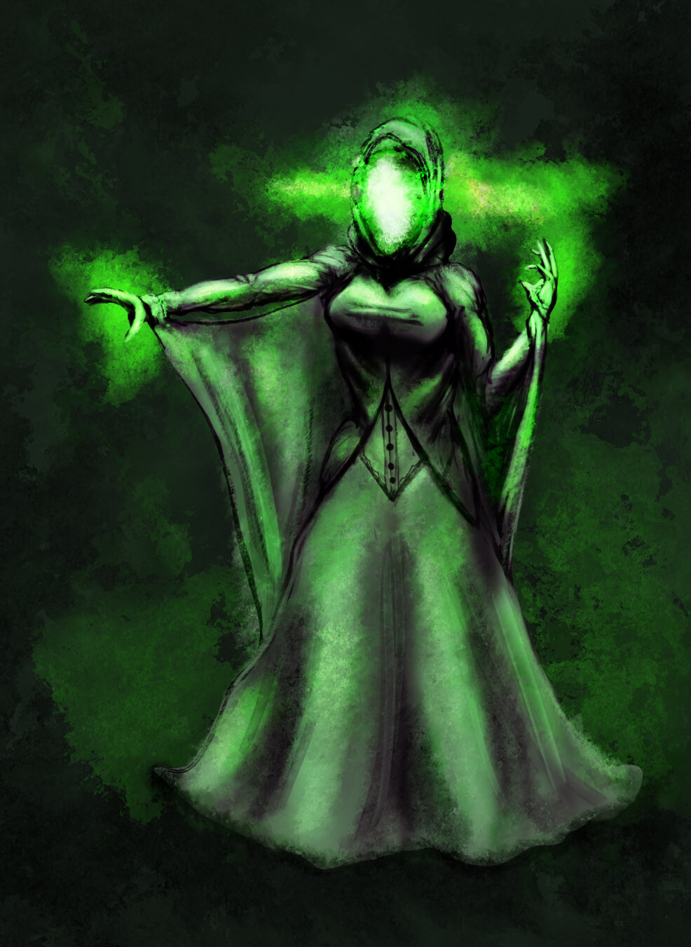 ArtStation The Green Lady