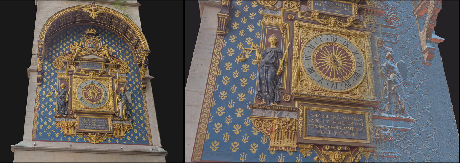 CLOSE RANGE PHOTOGRAMMETRY_CLOCK_CONCIERGERY_PARIS