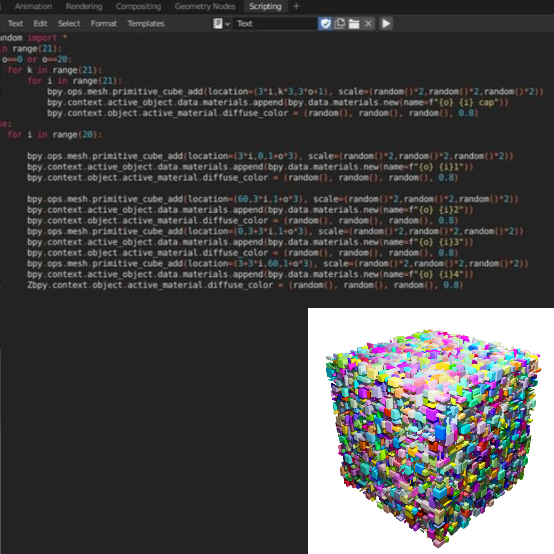 ArtStation - python script modeling