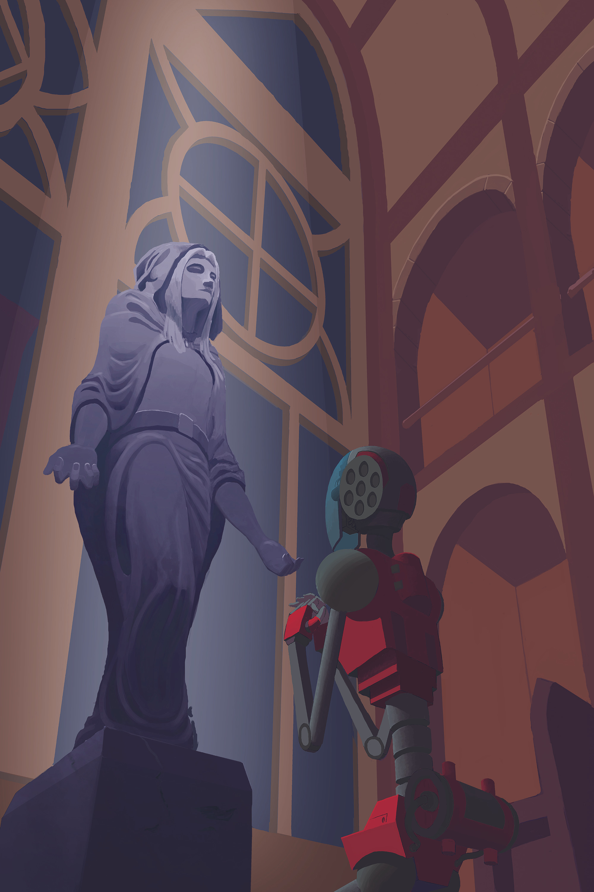 And then returning to the original digital sketch.  This was the version that was in my thesis work.