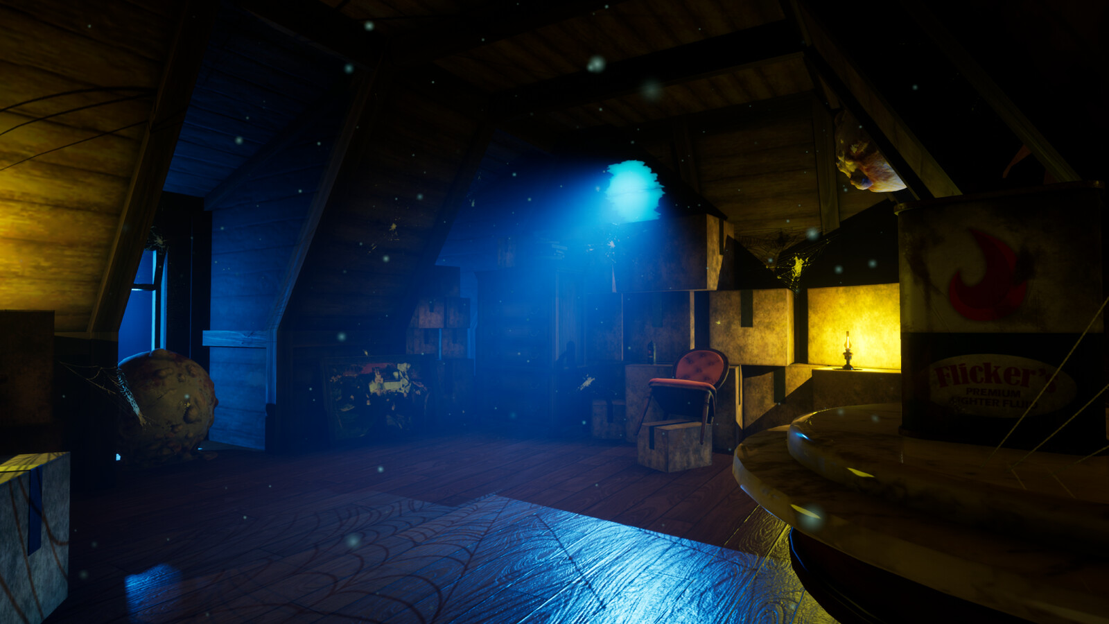 ATTIC: Responsible for Lighting
