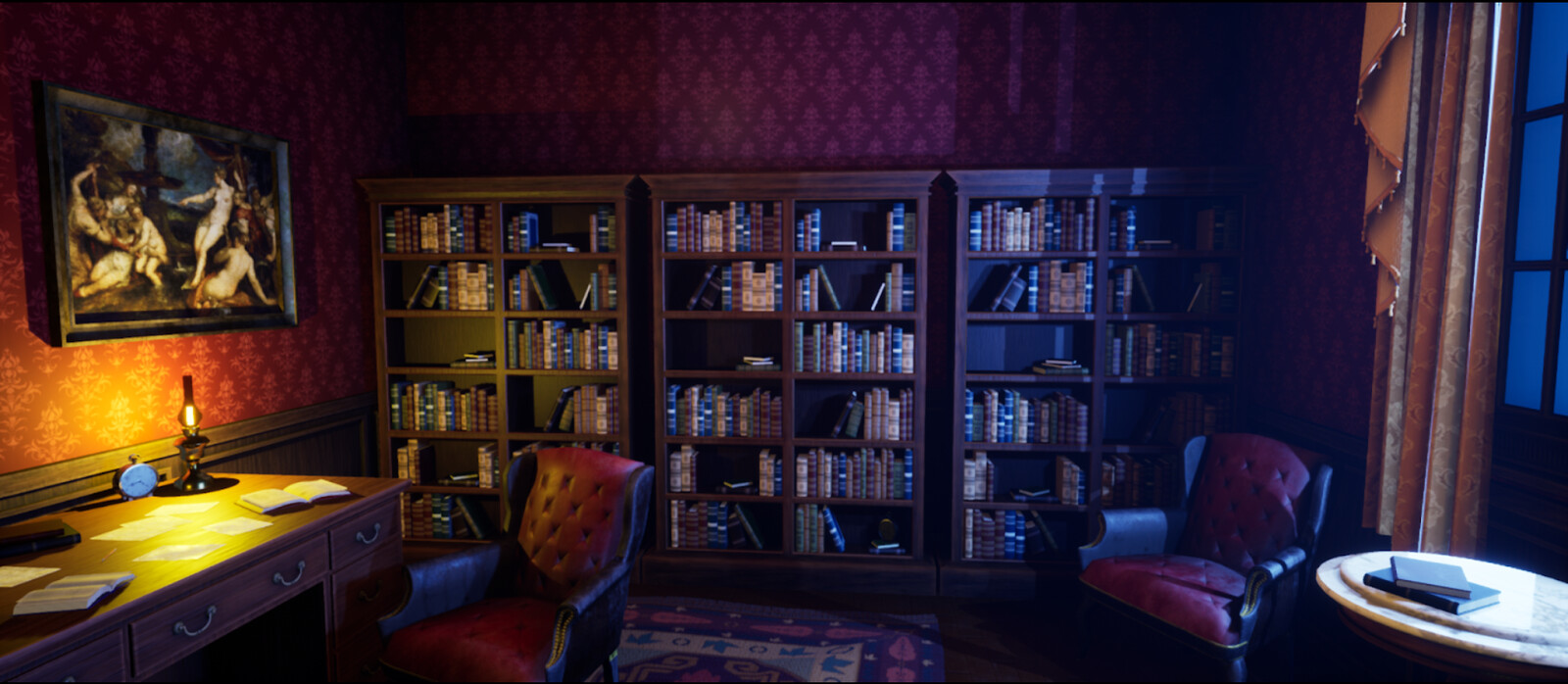 STUDY: Responsible for Set Dressing, Lighting