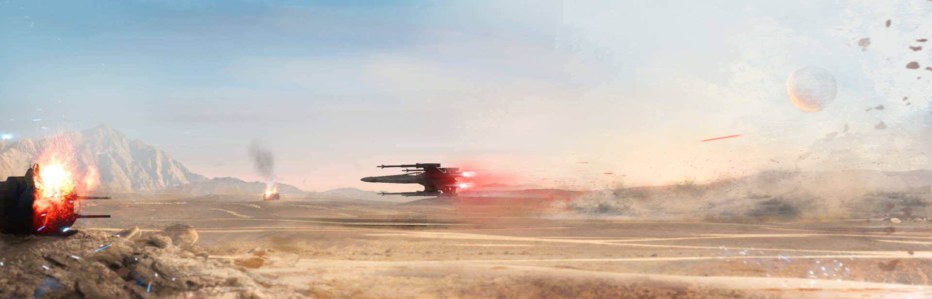 ArtStation XWing fly by