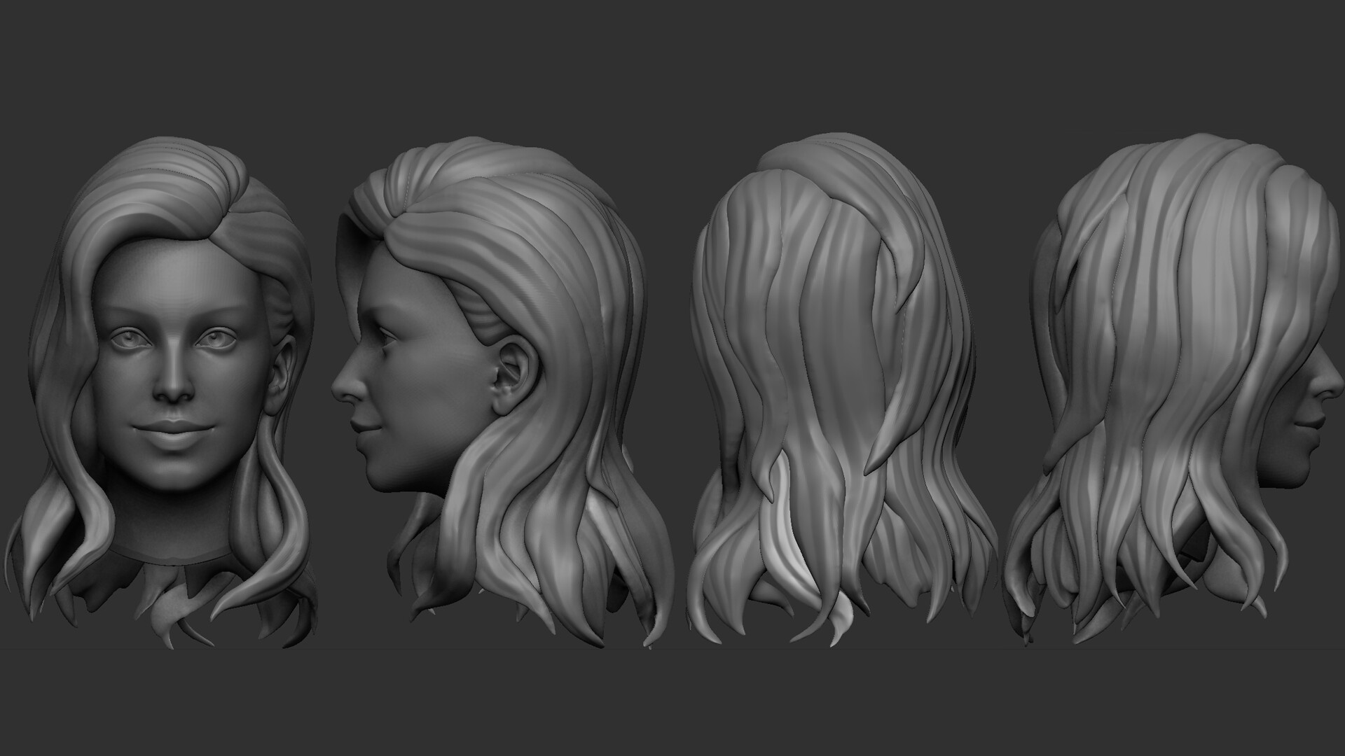 ArtStation - Hair Study