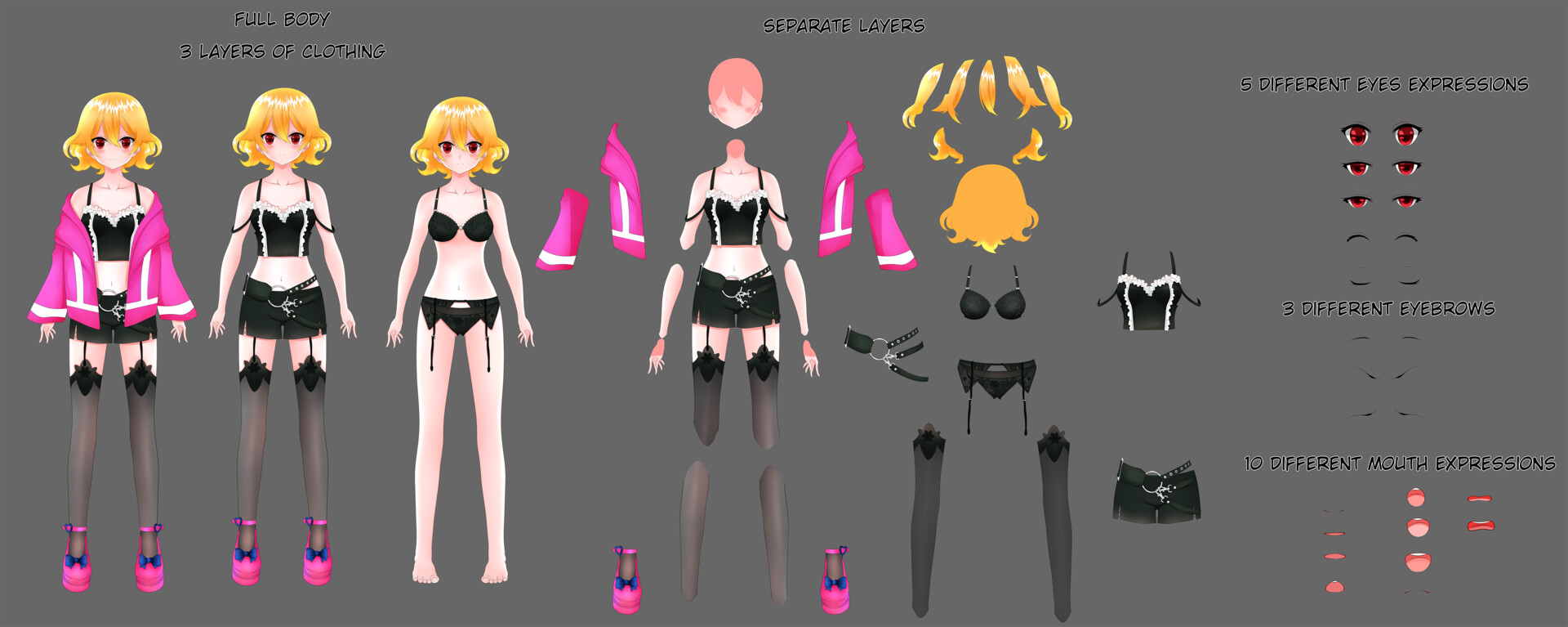 Artstation vtuber model