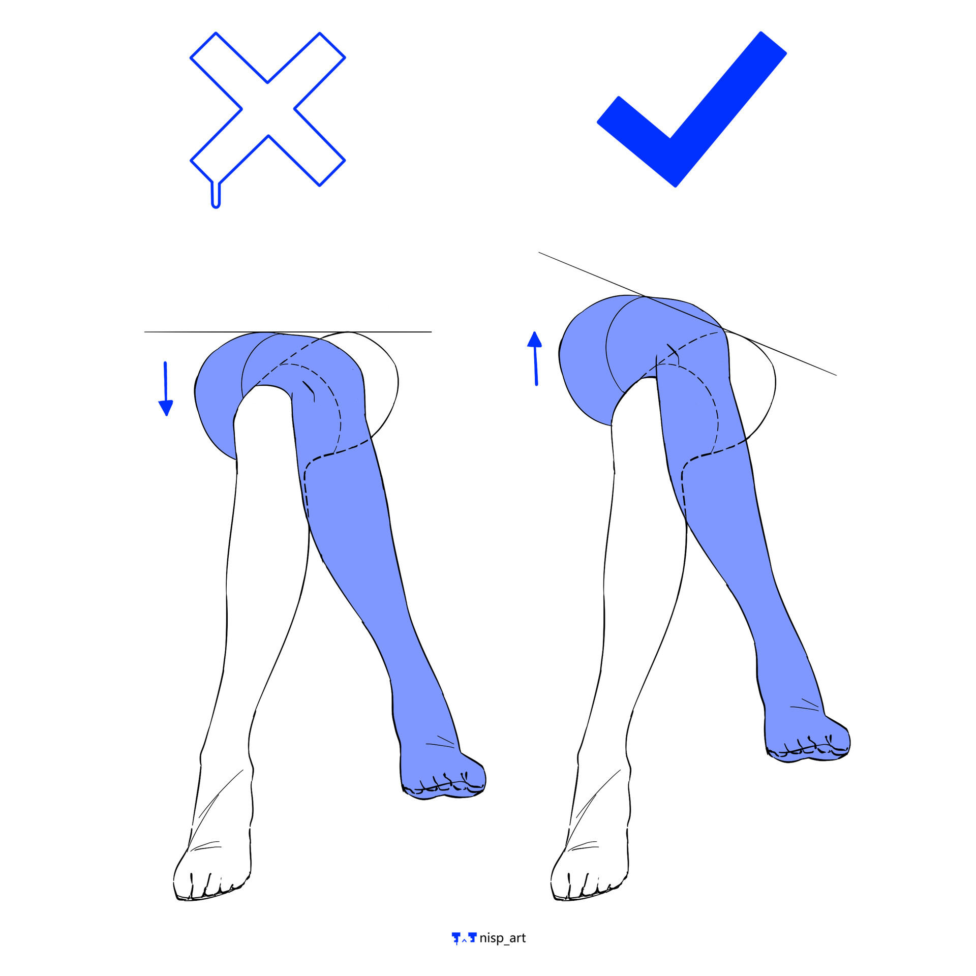 How To Draw Anime Legs Step by Step Drawing Guide by PuzzlePieces   DragoArt