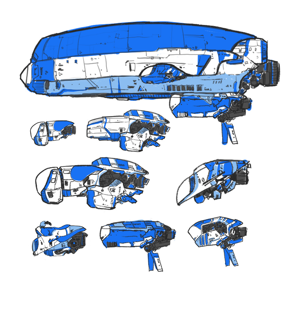 Spaceship Fleet Concept Exploration