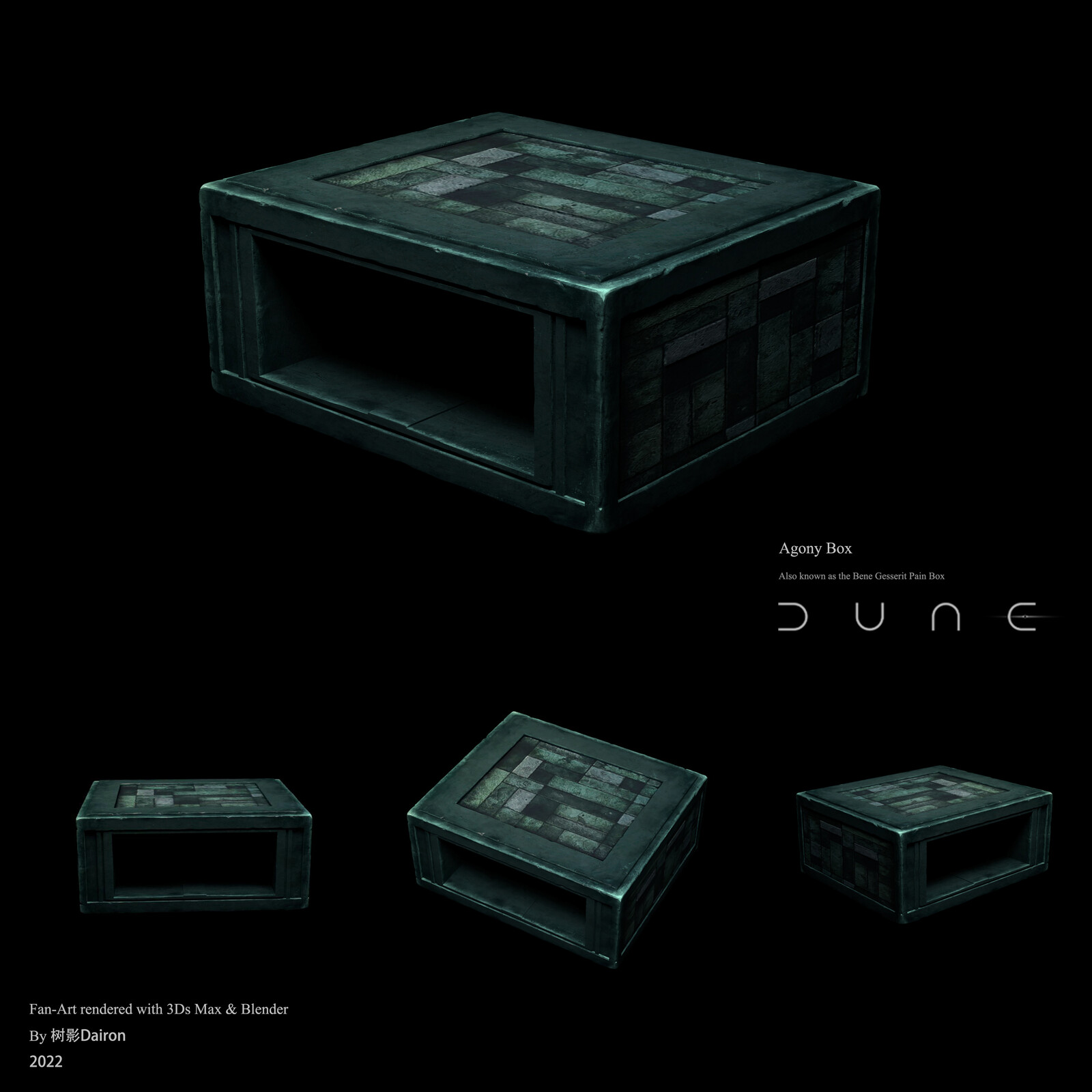 Dune 2021- Pain Box 3D Fan Art