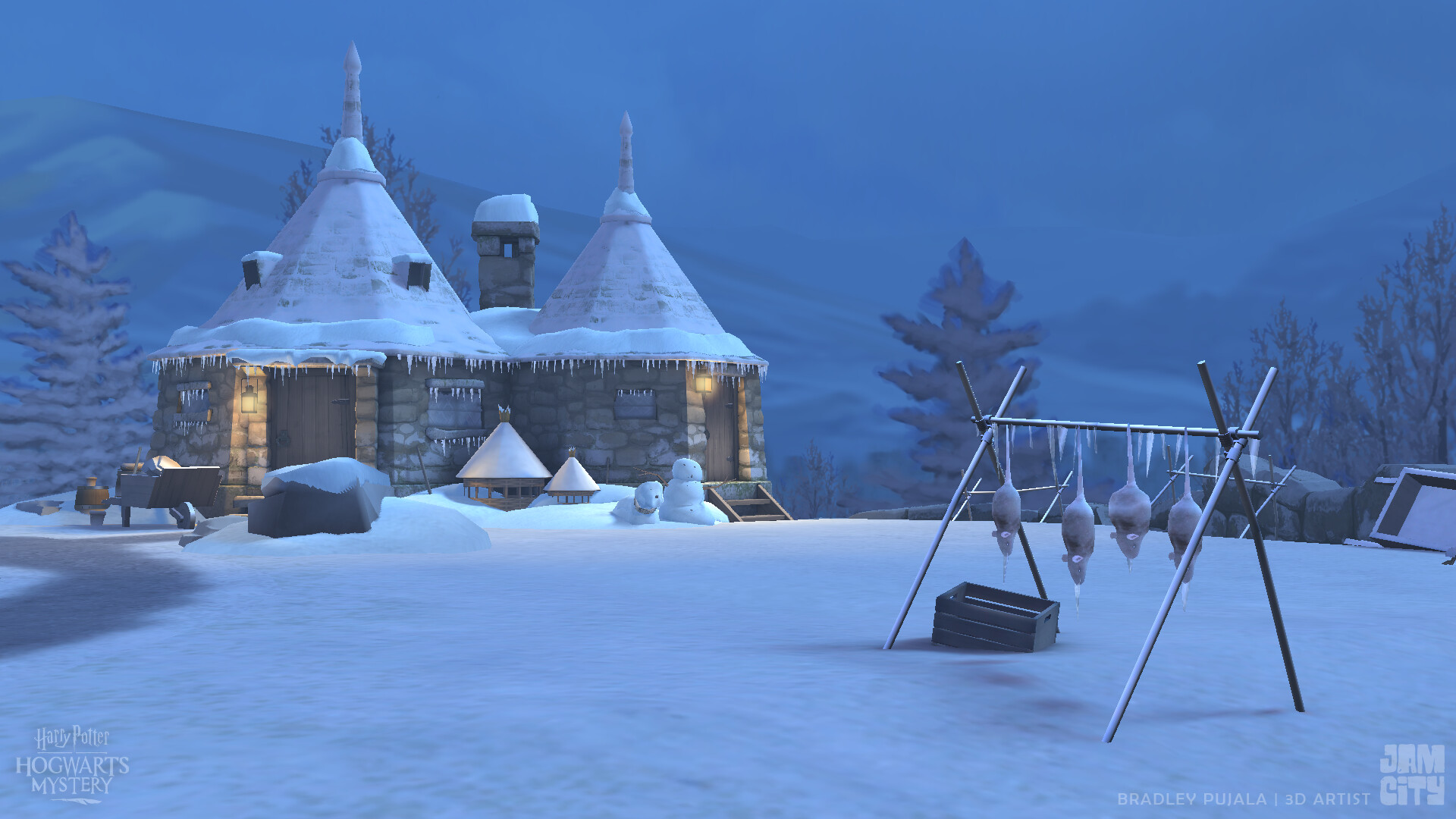 Hagrid's house sales at hogwarts