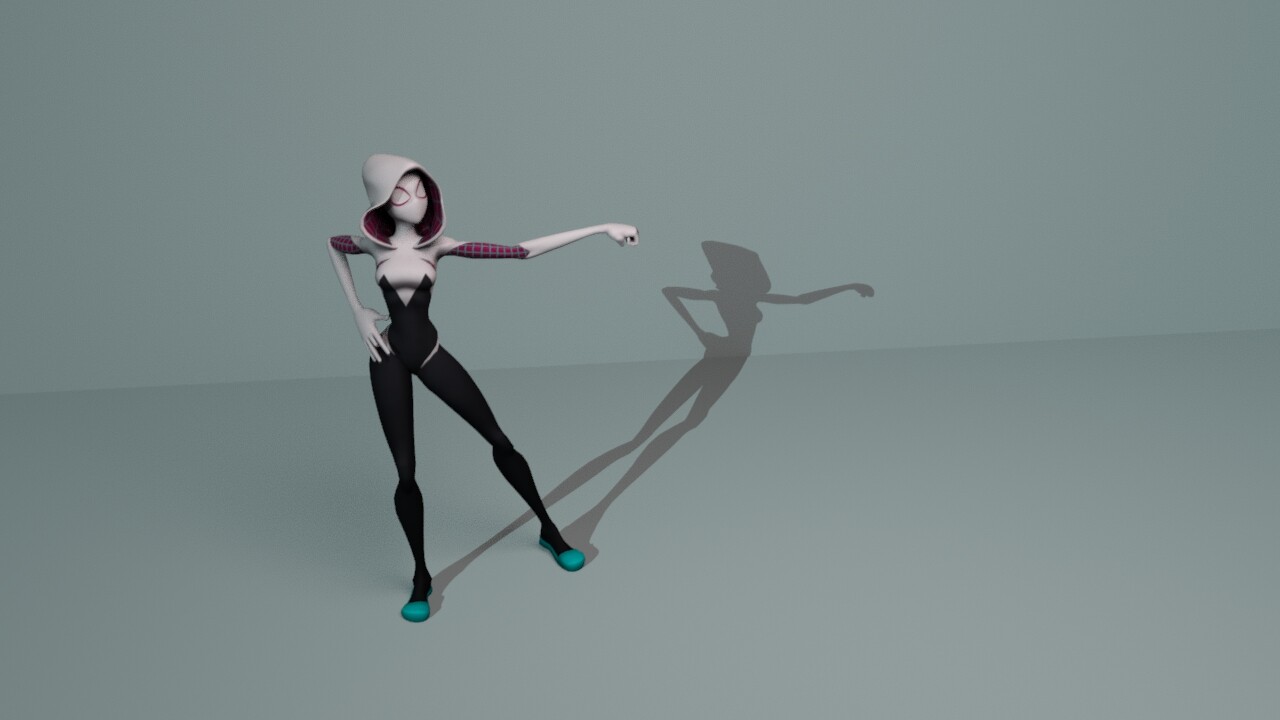 ArtStation - SpiderGwen Dancing Fancy by Twice