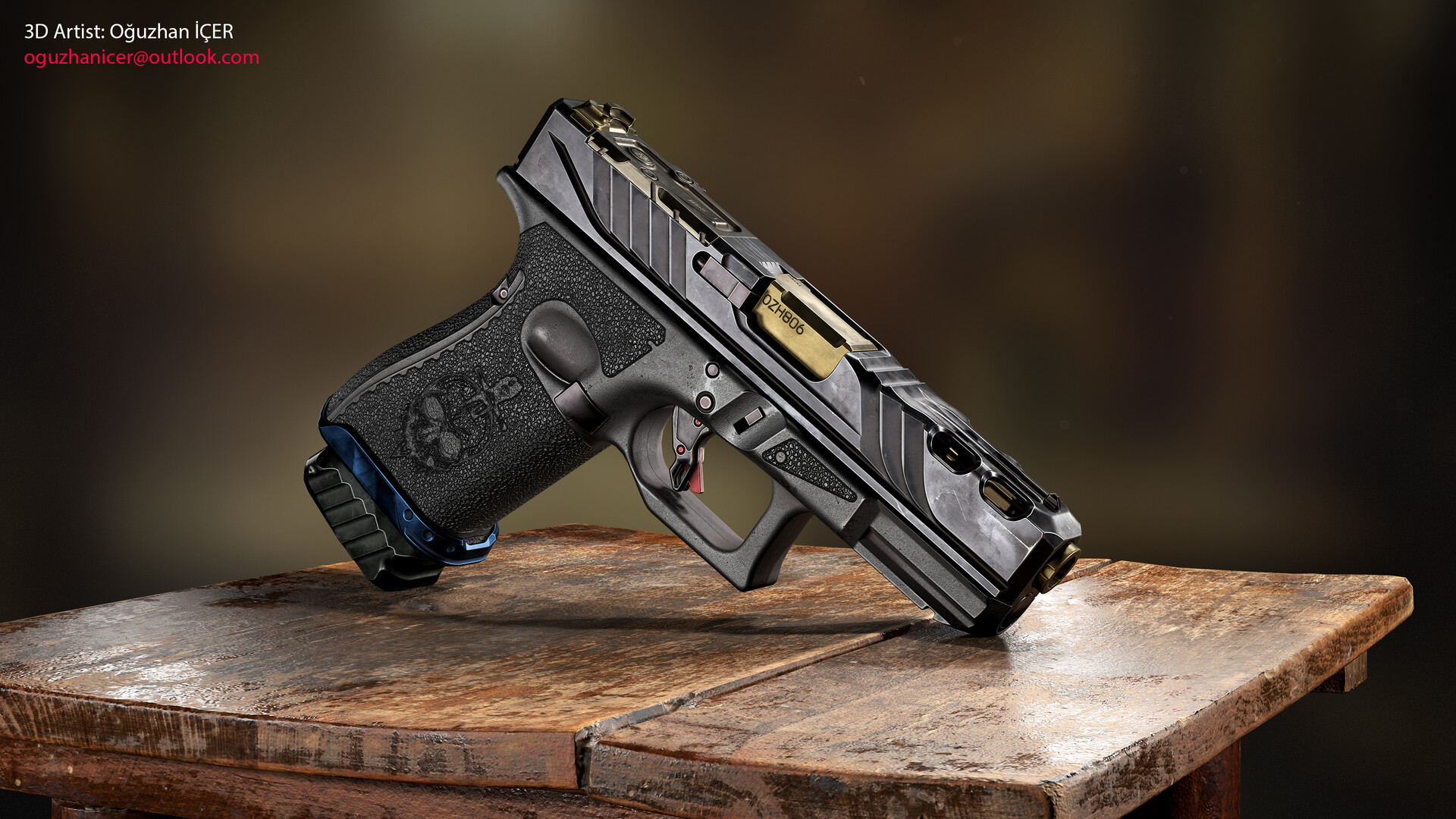 Artstation fusion 360 custom glock 19