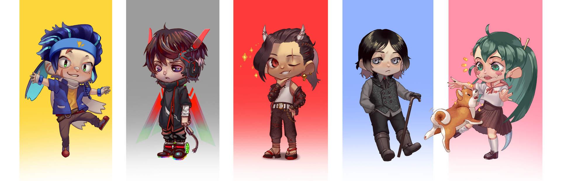 ArtStation - Chibi characters