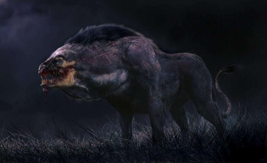 ArtStation - hell cat