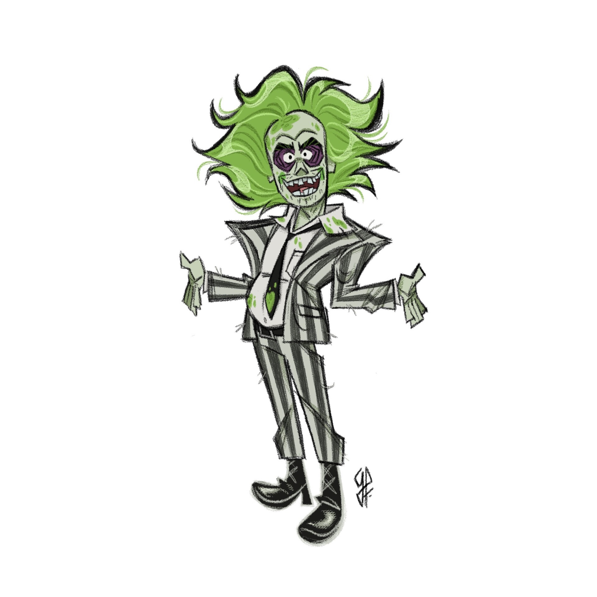 ArtStation beetlejuice beetlejuice BEETLEJUICE!