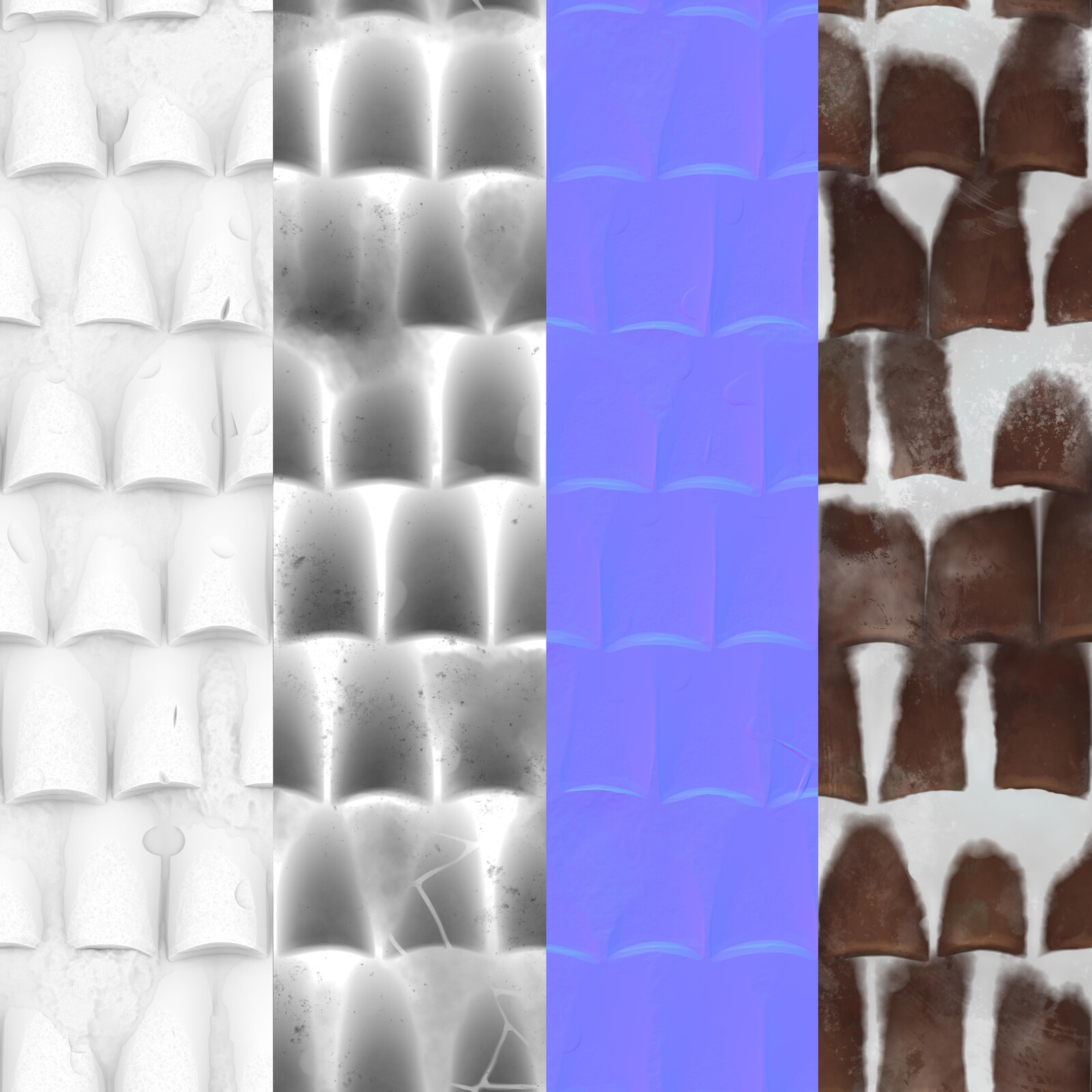 AO - Rough - Normal - Base Color