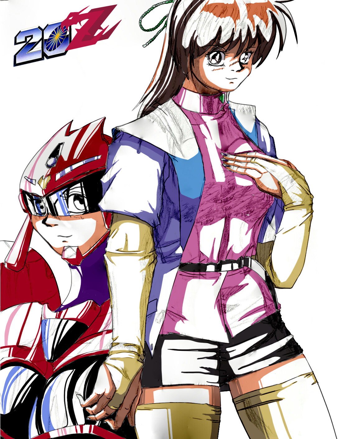 92 Ryo, Anis. Chuck. Sonic Soldier Borgman MICHITAKA KIKUCHI