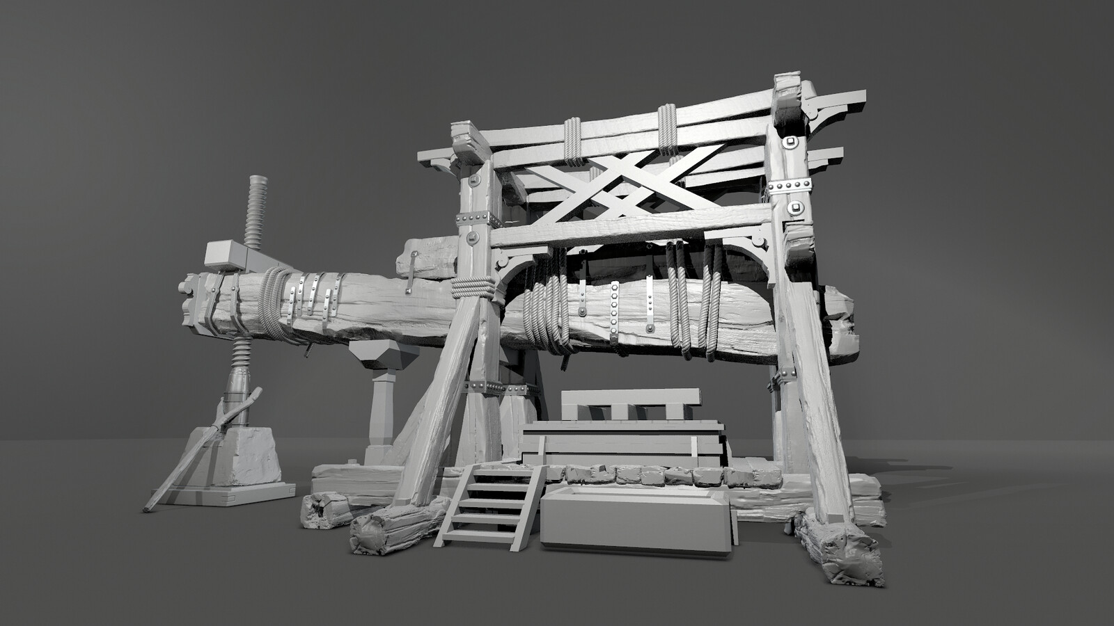 Large Winepress Sculpt 