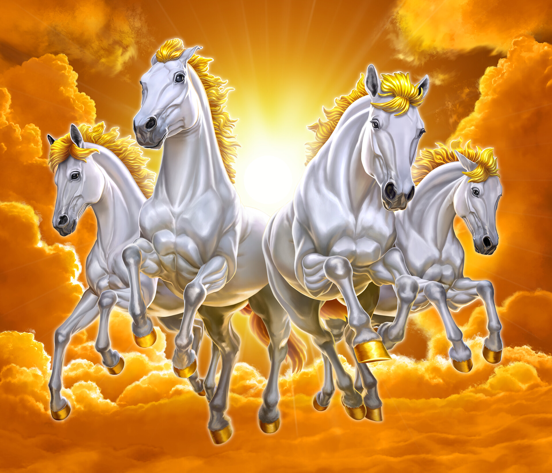 ArtStation - Horses of Helios