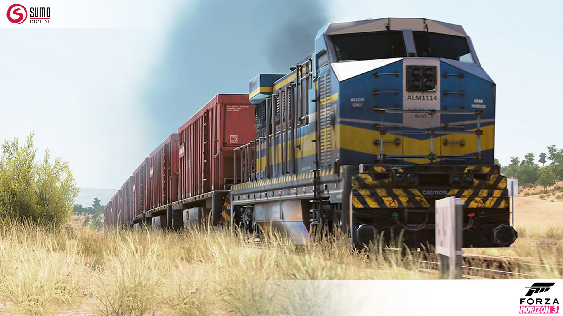 Racing a Freight Train In Forza Horizon 3 