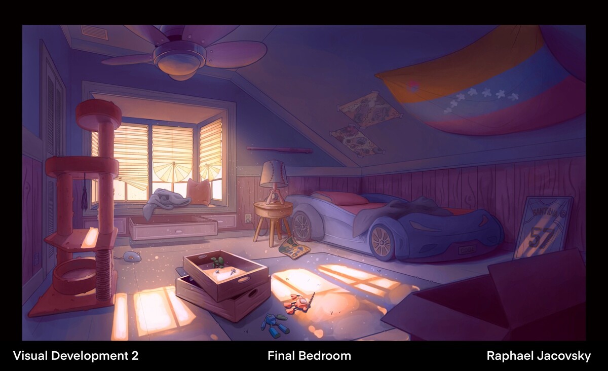 ArtStation - Interior Bedroom Concept