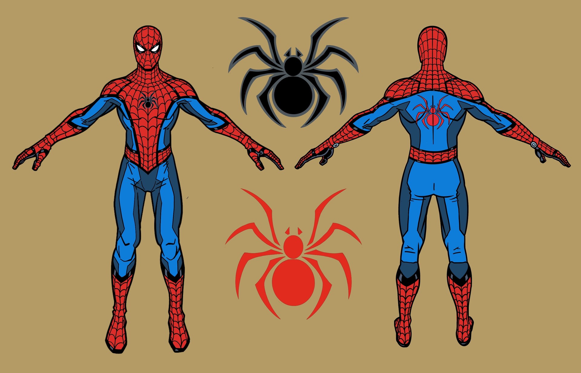 Spider Man Back Spider