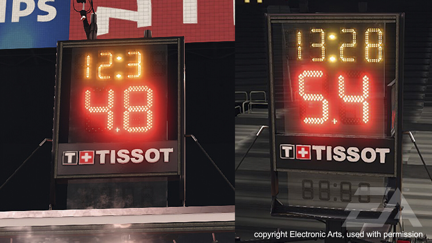 Tissot sales shot clock
