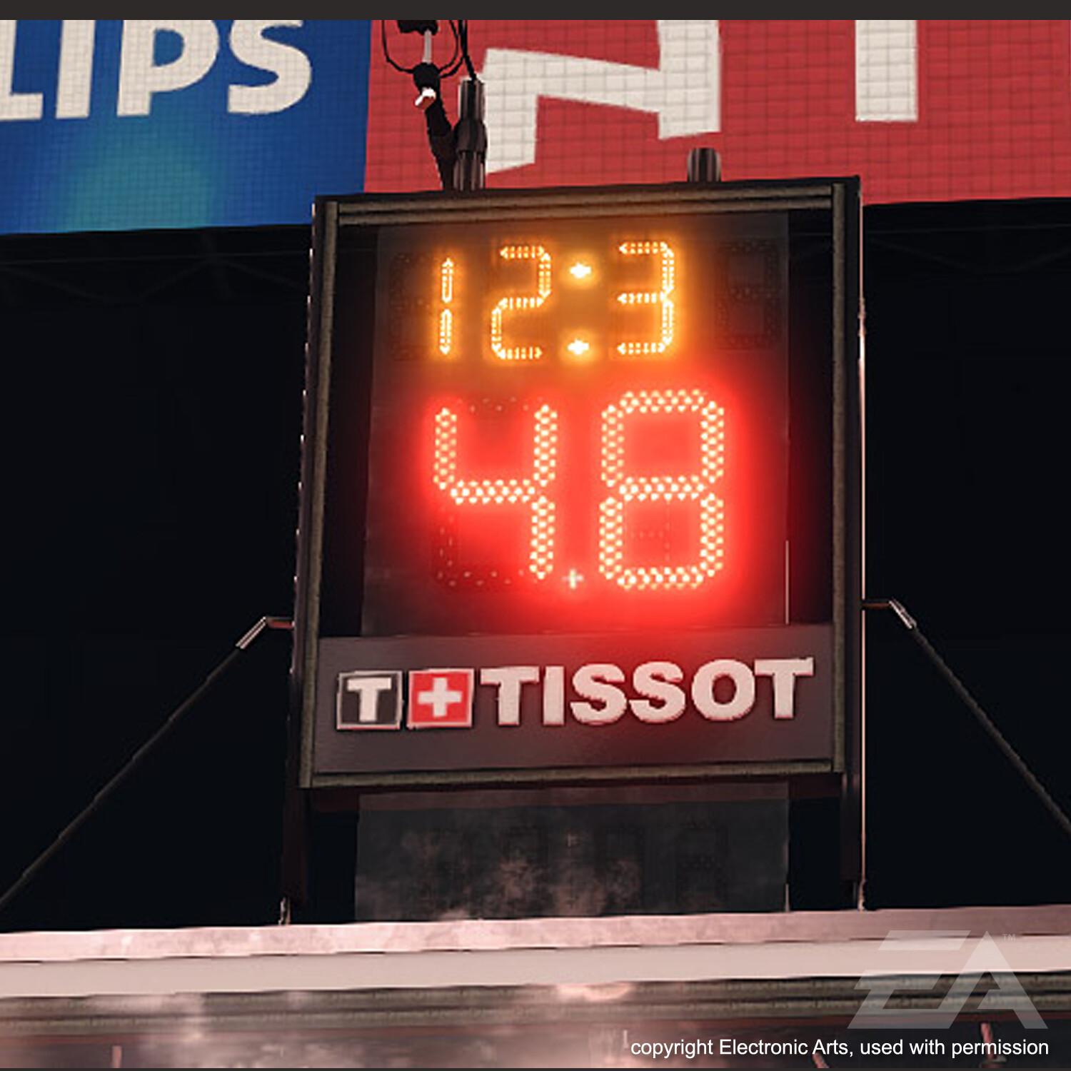 Tissot cheap shot clock