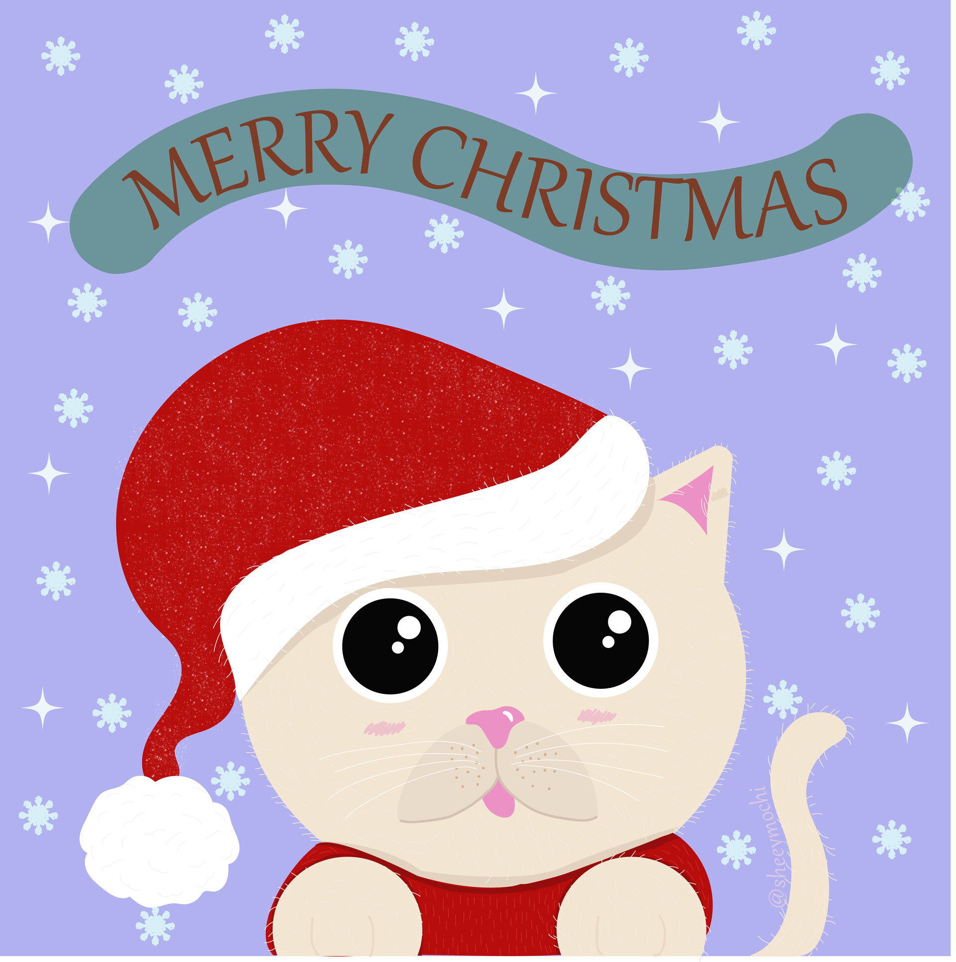 Sheyla Vega Ilustraci n Vectorial Gato Navide o sheyla-vega-ilustraci-n-vectorial-gato-navide-o