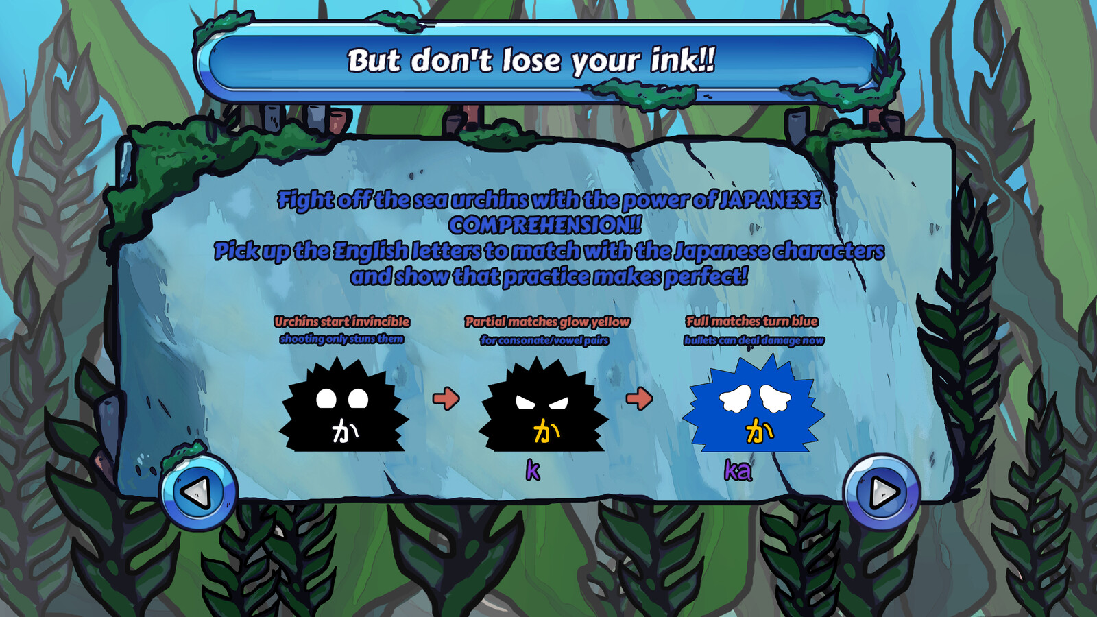 Urchins and Ink GUI In-game Mock-up