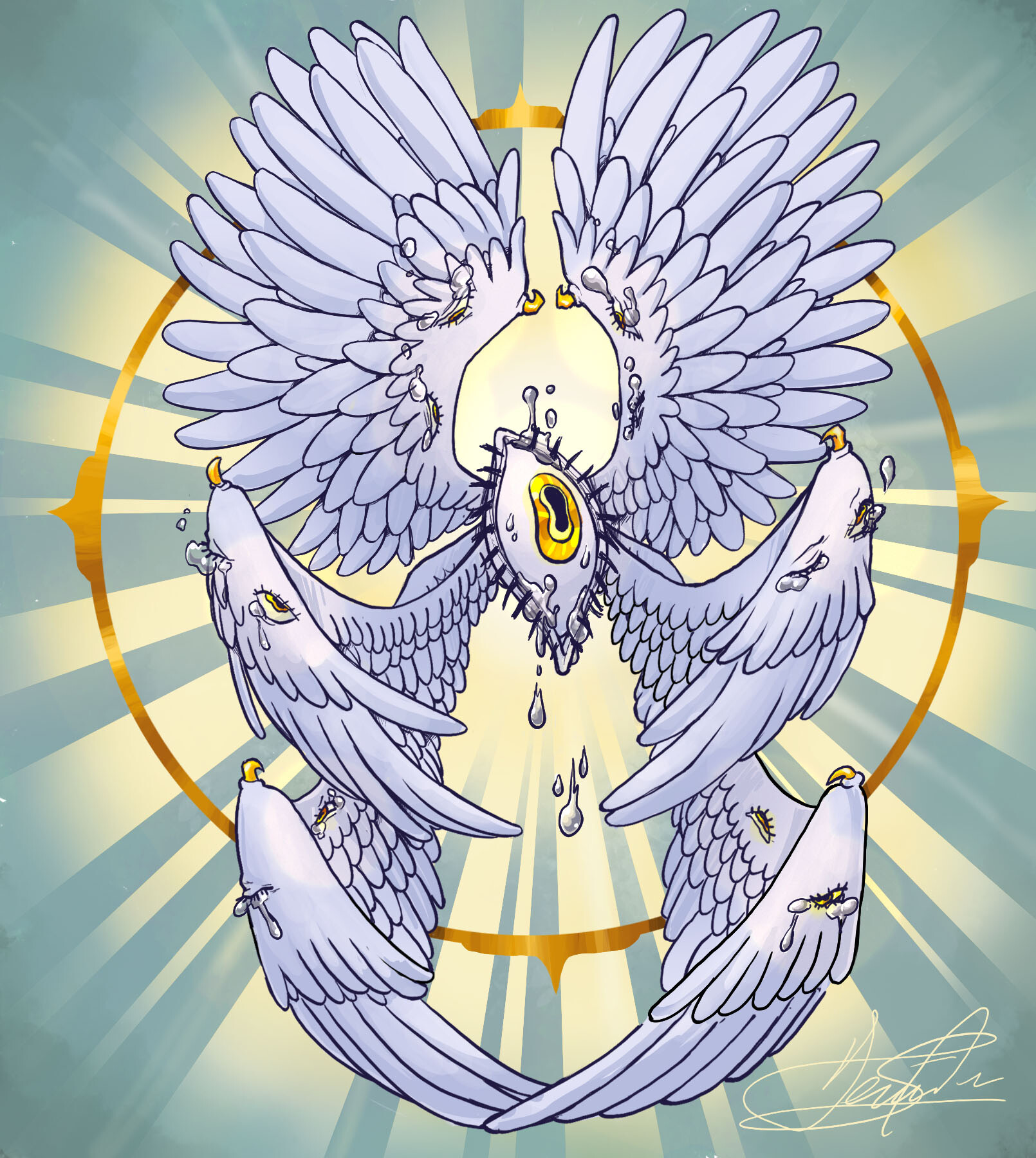 ArtStation - Sad Seraphim Series
