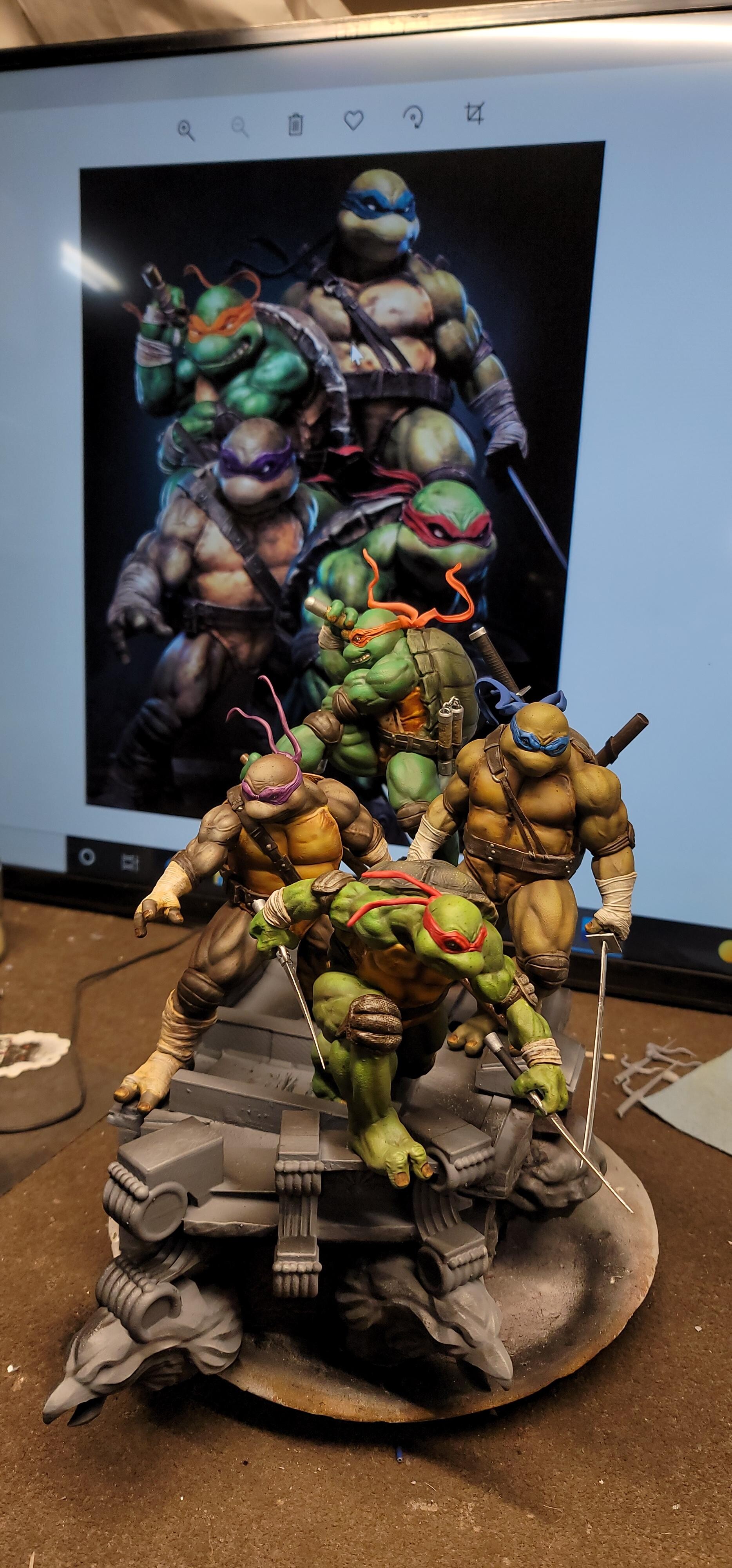 ninja diorama