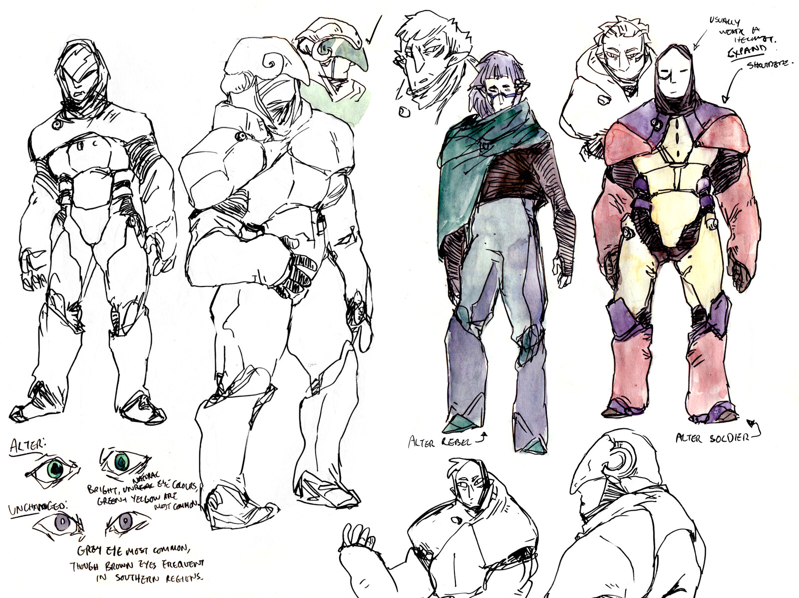 Personal character design work